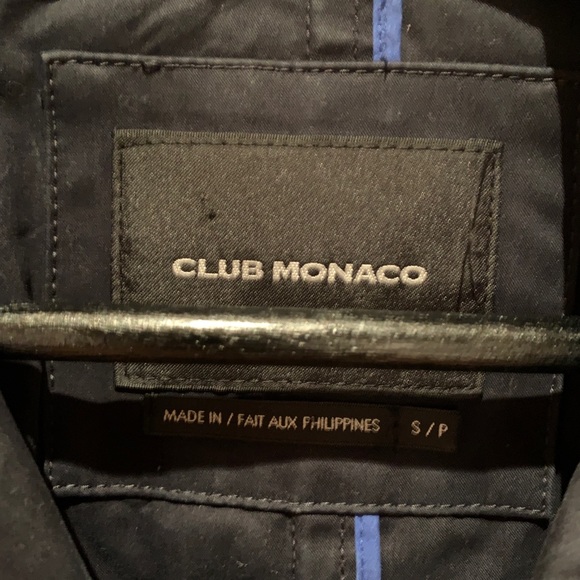 Club Monaco cotton twill peacoat - Picture 3 of 3